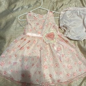Rare Editions pink dress 18M
